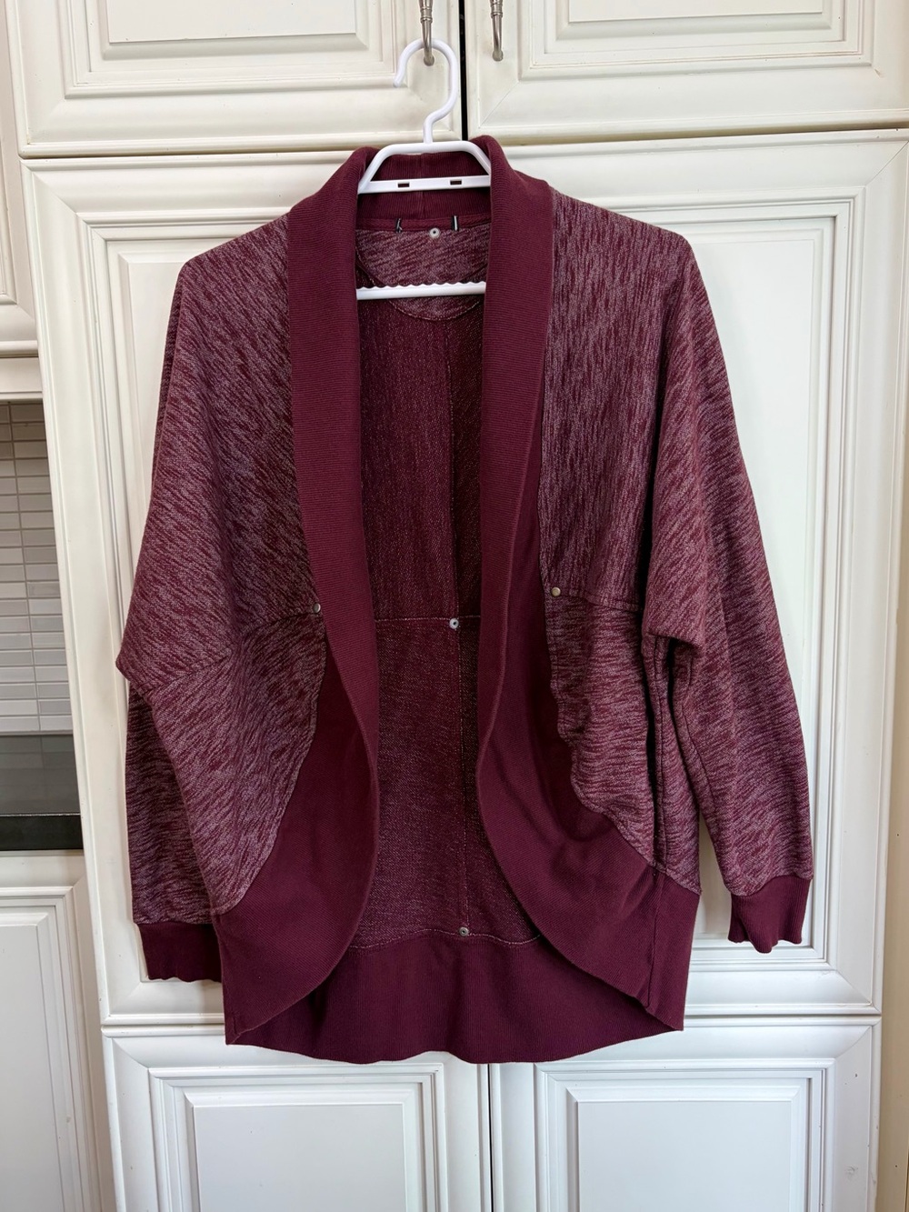 Unbranded women’s burgundy cardigan